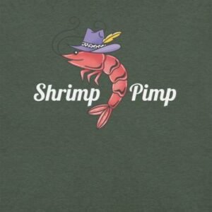 crazy shrimp lady t shirt (berry) (copy)